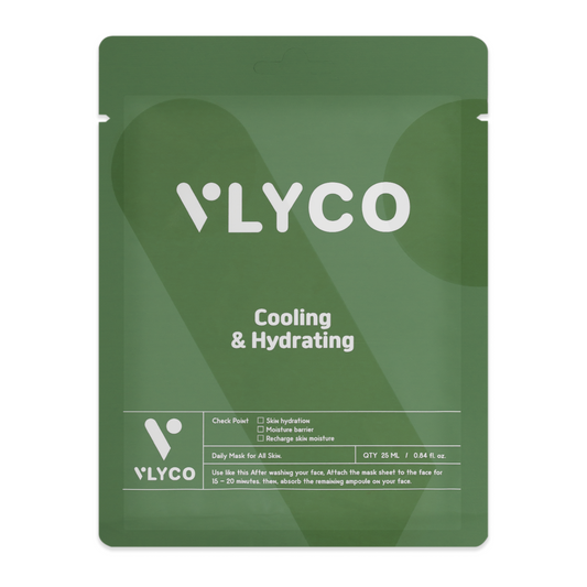 Aloe Vera Face Sheet Mask by VLYCO - Korean Skincare.