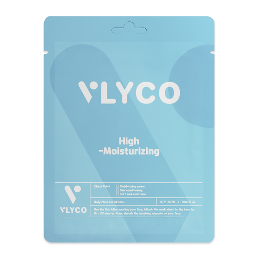 Aqua Face Sheet Mask by VLYCO - Korean Skincare.