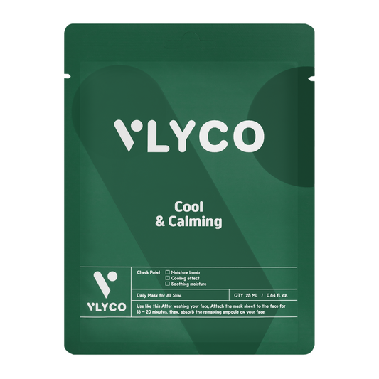 Cucumber Face Sheet Mask by VLYCO - Korean Skincare.